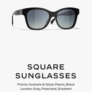 Chanel 5482 black pearl sunglasses